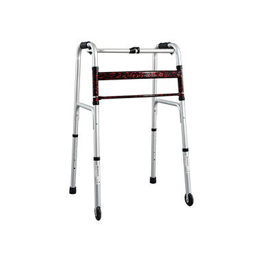 Deambulatore Fisso Push Button "Deluxe" con Ruote Fisse