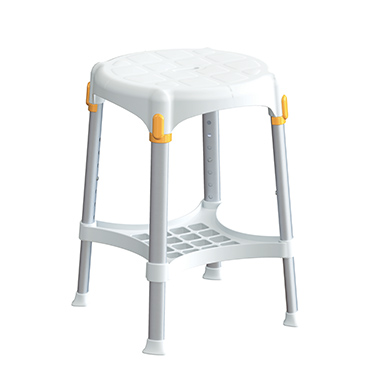 Sgabello tondo con vassoio